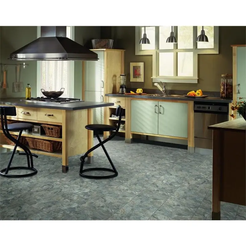 Armstrong Flooring Crescendo 12-in x 12-in Groutable French Gray Peel and Stick Vinyl Tile