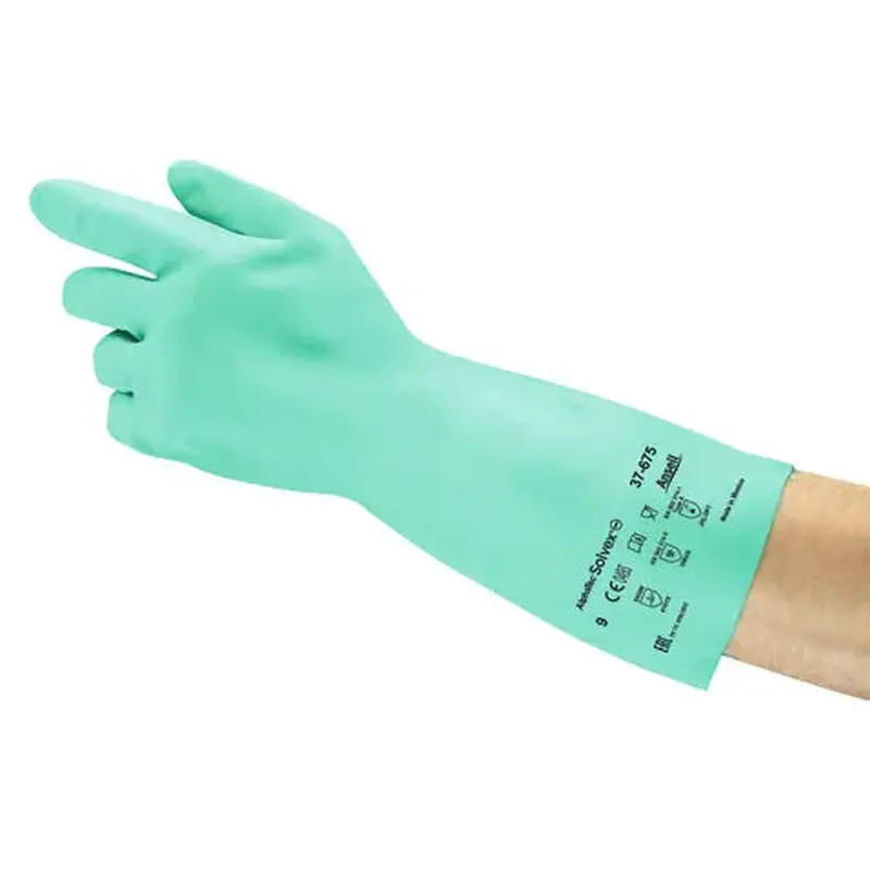 Ansell AlphaTec Solvex 37-675 Nitrile Chemical-Resistant Gloves10