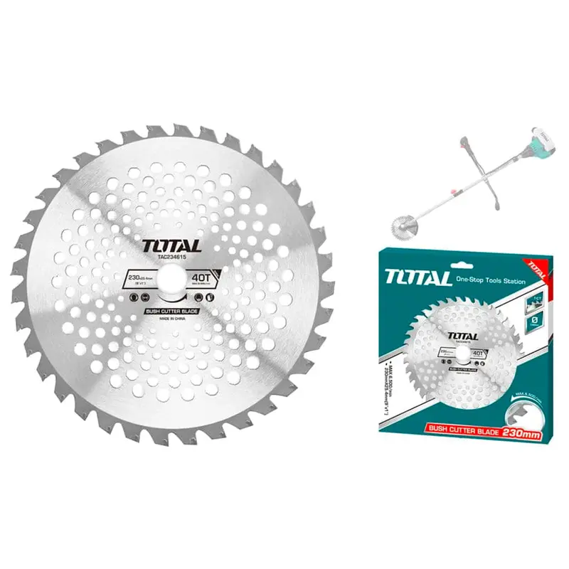 Total Bush Cutter Blade 230mm 9" (TAC234615)