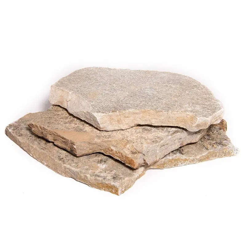 12 in. x 12 in. x 2 in. 30 sq. ft. Platinum Gold Natural Flagstone for Landscape Gardens and Pathways12 x 12 / Silver Quartzite / 500