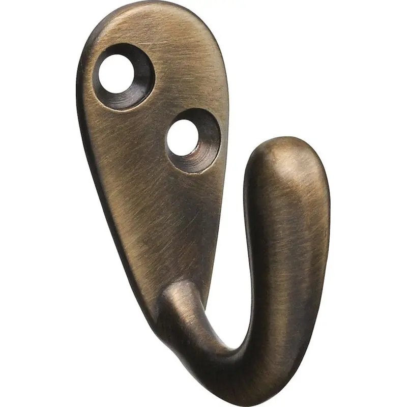 National Hardware SPB1425 N830-140 Robe Hook, Zinc, Antique Brass
