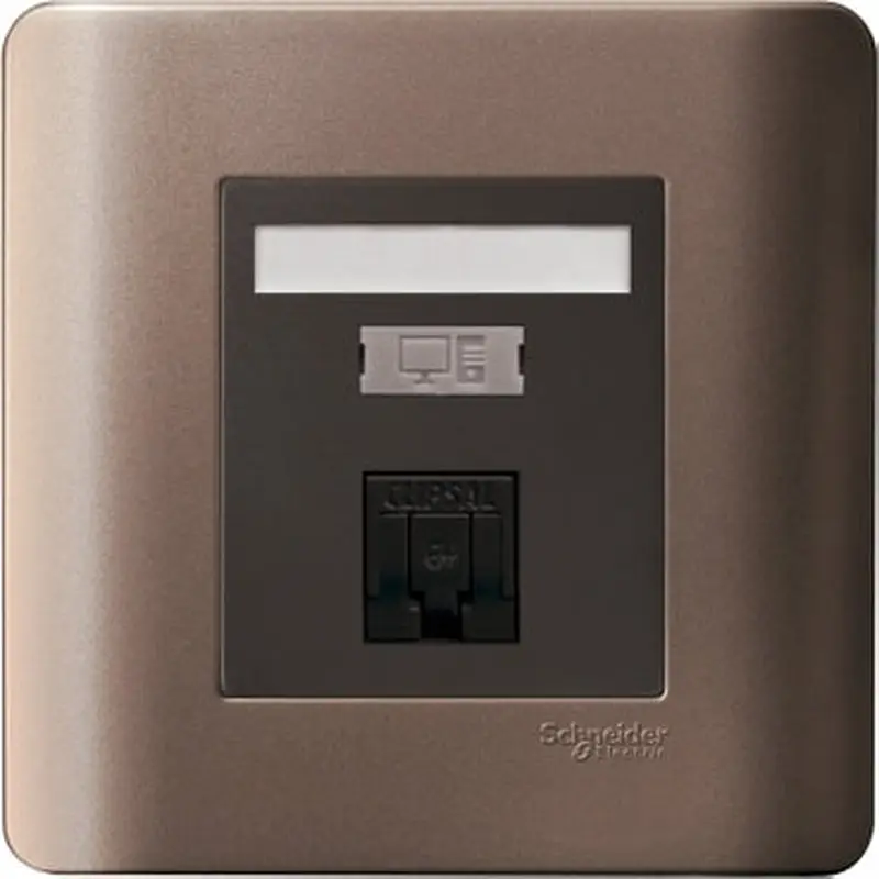 Schneider ZENcelo 1-Gang Data Outlet