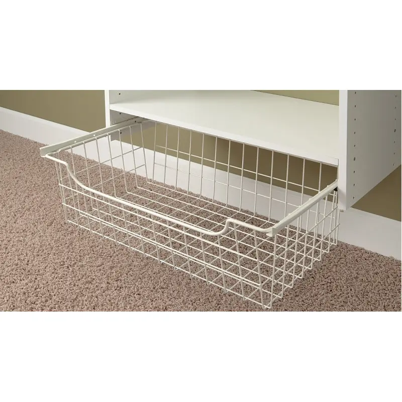 Easy Track 1308 Wire Basket, 14 in OAL, 24 in OAW, Steel, Powder-Coated