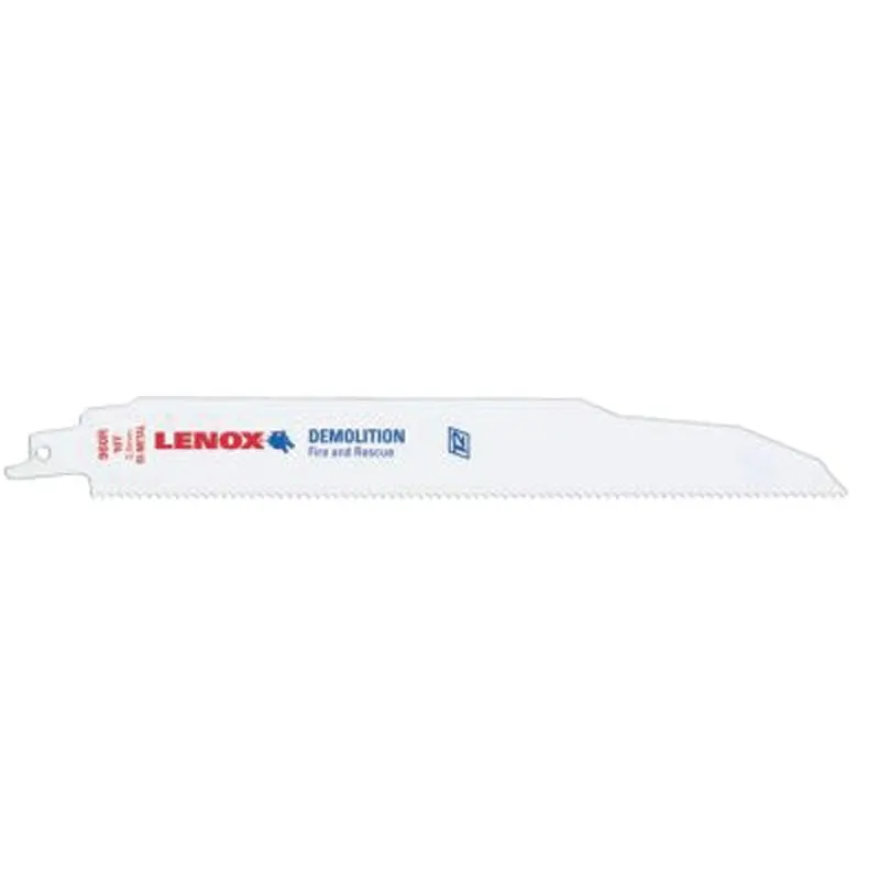 Lenox 22762OSB960R Reciprocating Saw Blade, 1 in W, 9 in L, 10 TPI