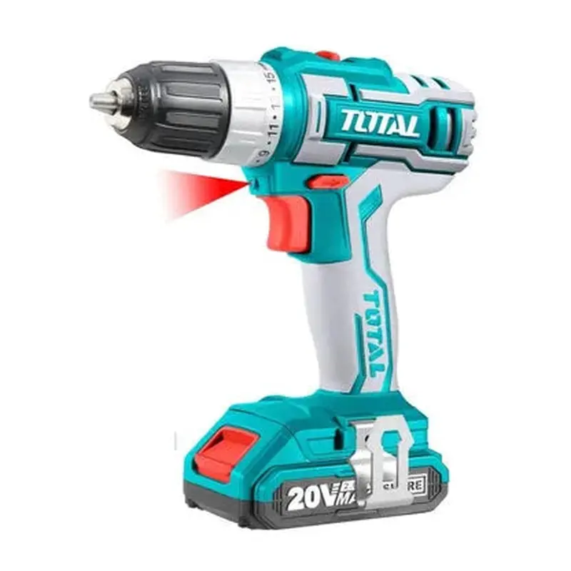 TOTAL TOOLS Lithium-Ion Cordless Drill 20V Max Torque 45NM - TDLI20021