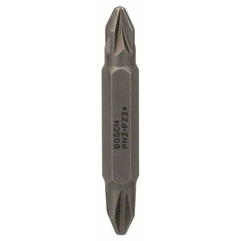 Screwdriver Double Ended Bit PH2-PZ2 45mm Extra-Hard