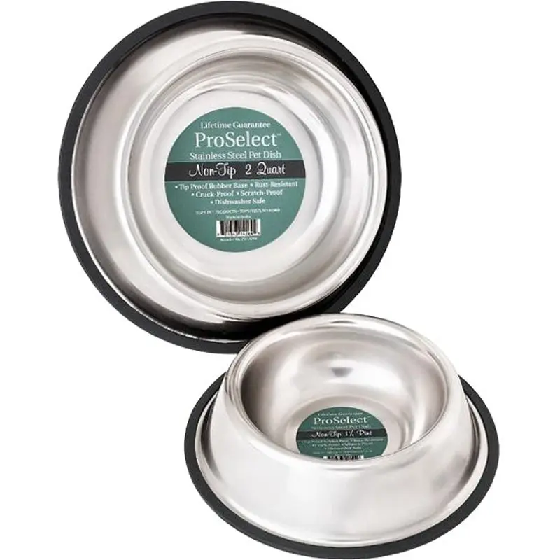 HiLo ZW142 16/57616 Pet Feeding Dish, M, 16 oz Volume, Stainless Steel, Gold