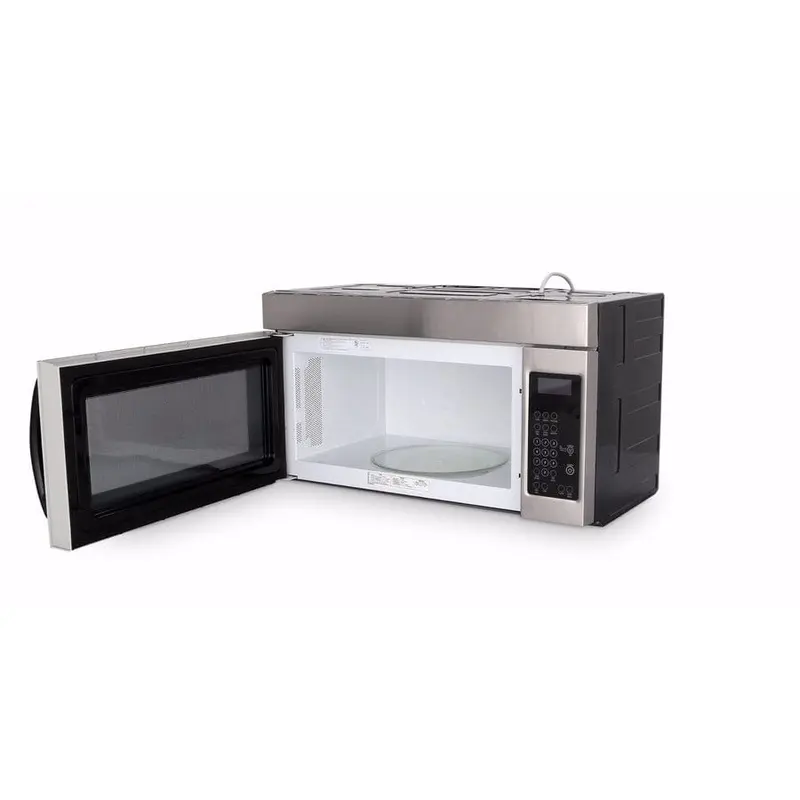 1.6-cu ft Over-the-Range Microwave (Monochromatic Stainless Steel)White
