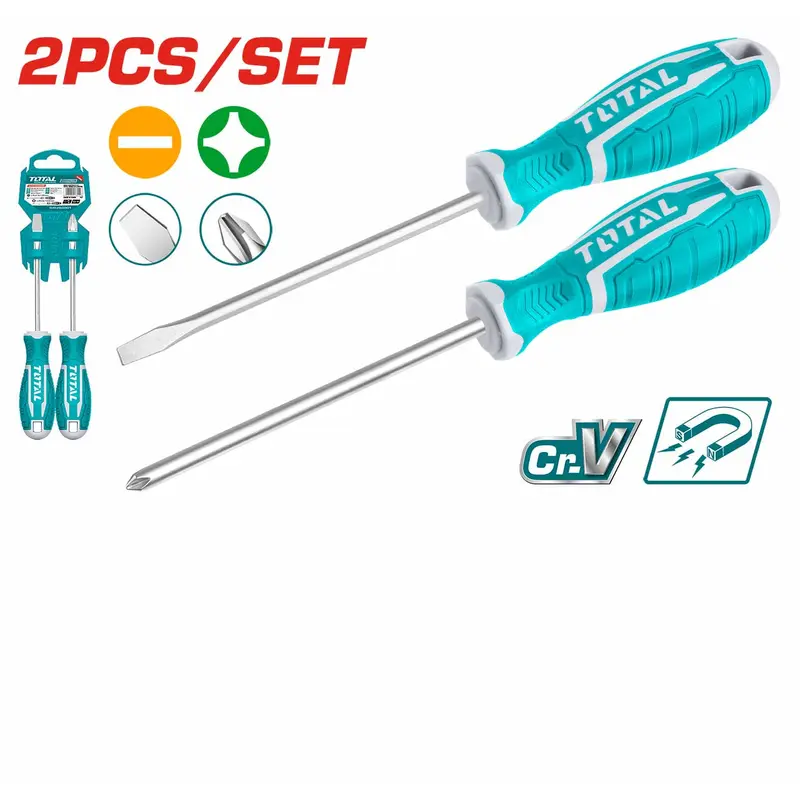 TOTAL THT250201 Screwdriver Set 2pcs