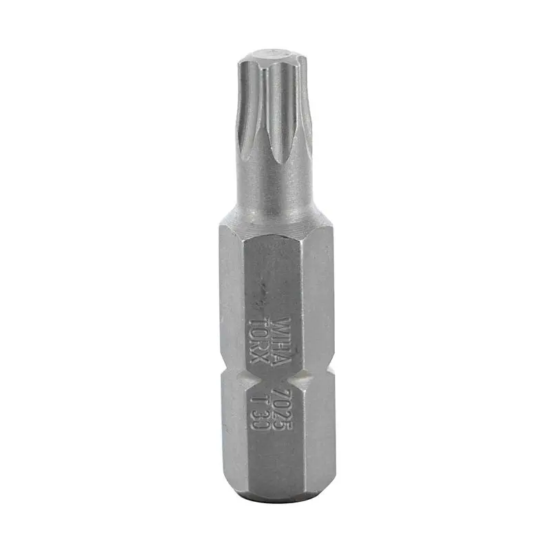 Wiha Torx Insert Bit 5/16 Drive T30 x 35mm Pack of 10 Bits