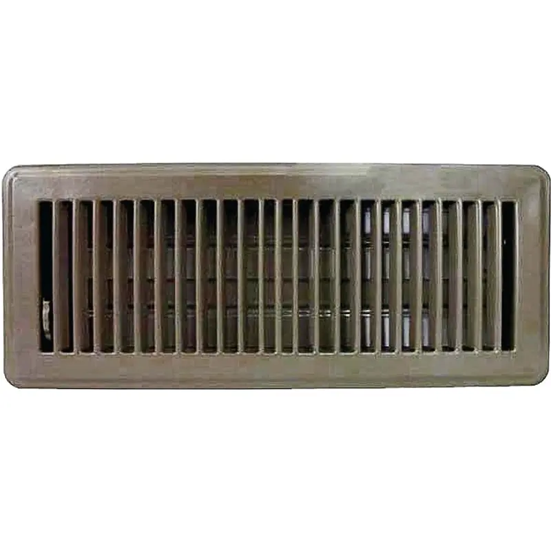 ProSource FR01-4X12B Floor Register, Steel, Brown