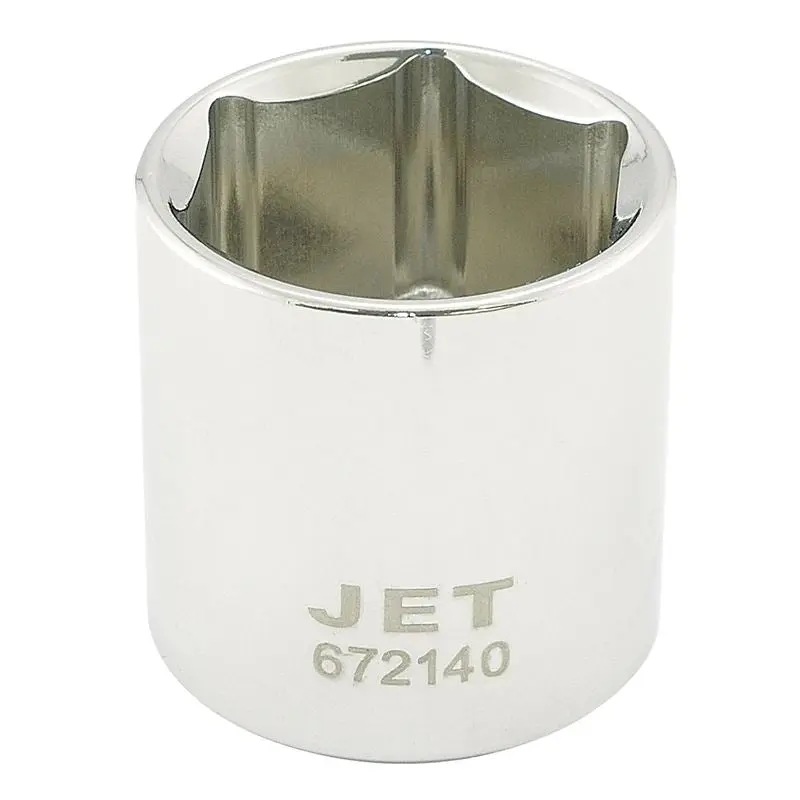 Jet 672122 1/2 Dr X 11/16 Regular Chrome Socket - 6 Point