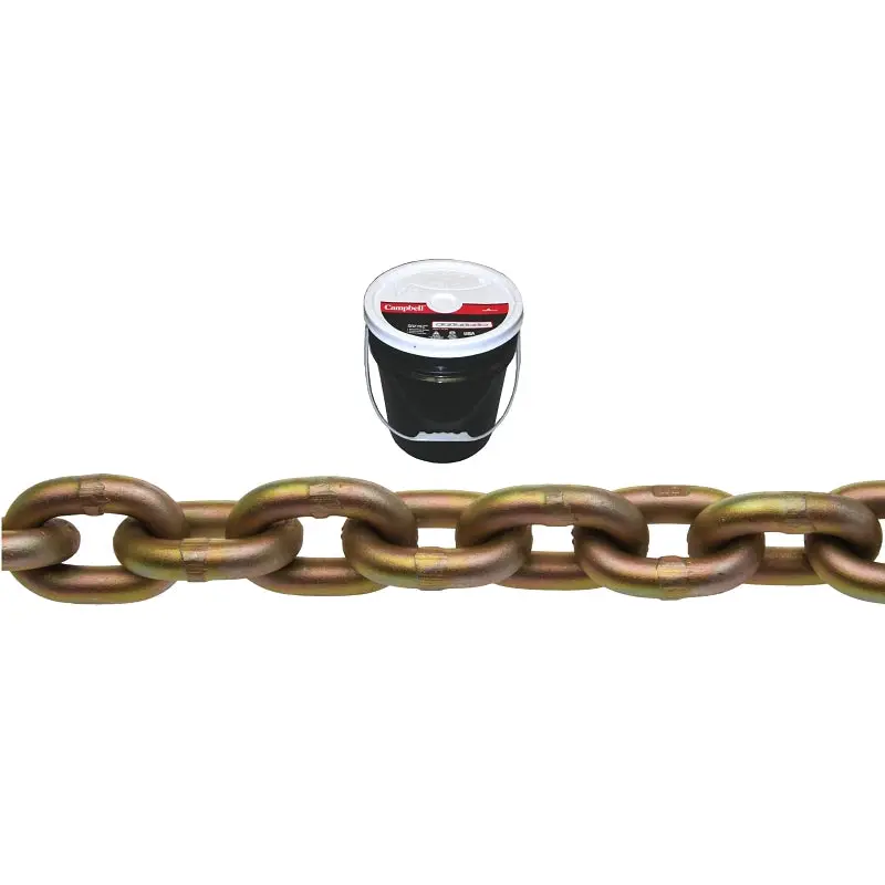 BARON TP7014P Transport Chain, 1/4 in, 141 ft L, 3150 lb Working Load, 70 Grade