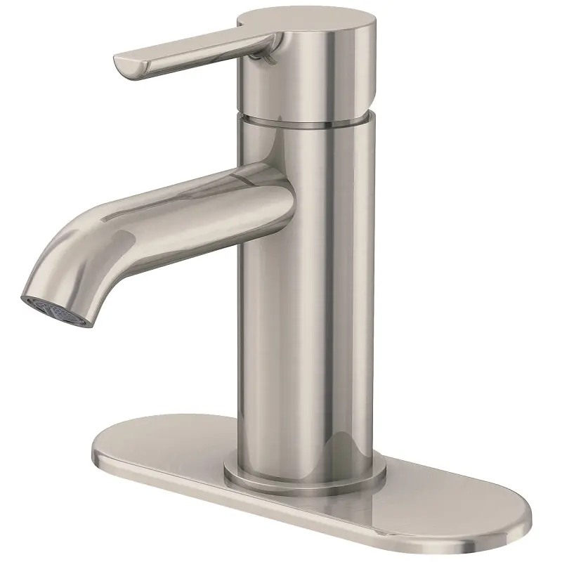 Boston Harbor Lavatory Faucet, 1-Faucet Handle, Brushed Nickel