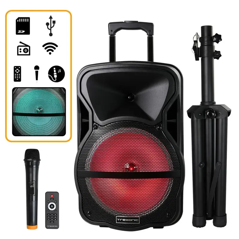 12 in. Portable Bluetooth Speaker and Tripod Stand13.10 / each
