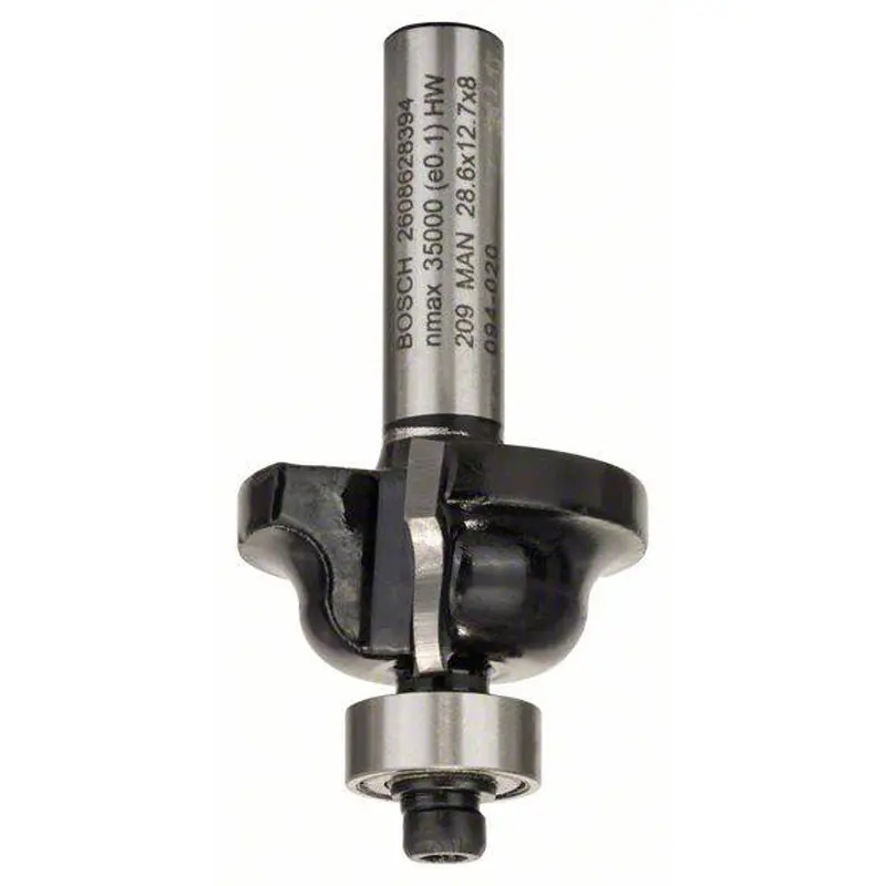 Edge Forming Bit B 8mm, R1 4mm, B 8mm, L 12,4mm, G 54mm