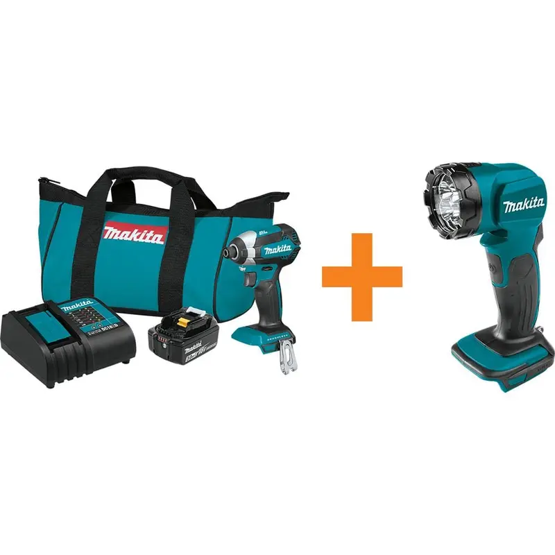 18-Volt LXT Brushless Impact Driver Kit with bonus 18-Volt LXT Lithium-Ion Cordless L.E.D. Flashlight5.5 / each