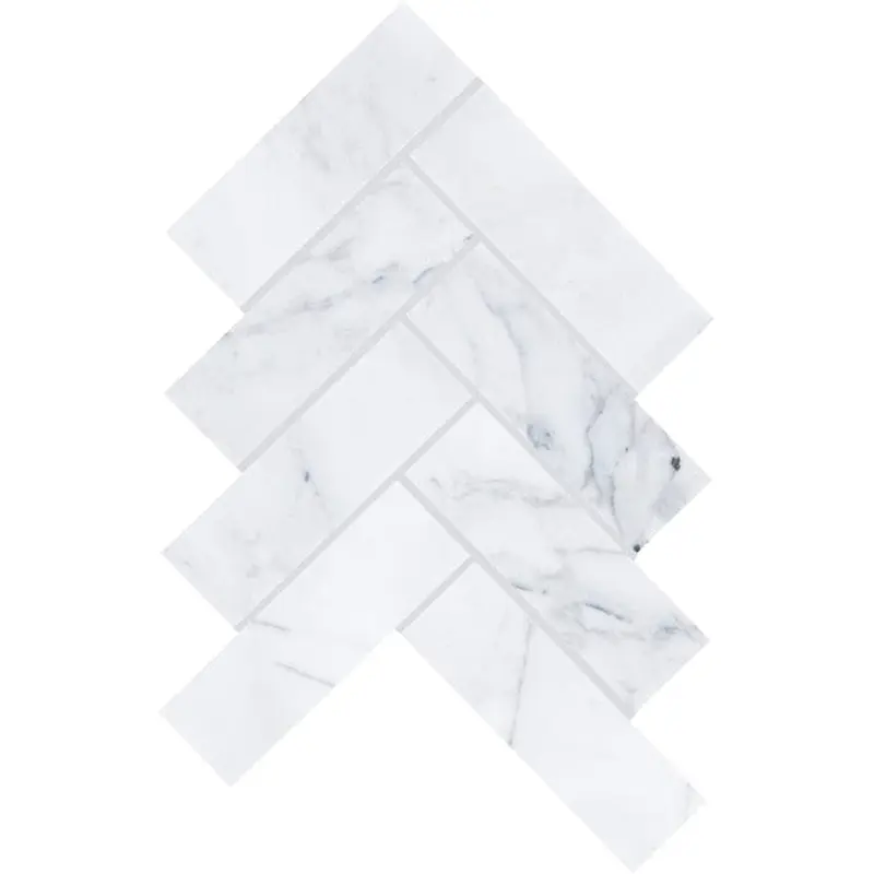 American Olean Genuine Stone Pearlescent 10-in x 16-in Honed Natural Stone Marble Herringbone Patterned Wall Tile (0.13-sq. ft/ Piece)