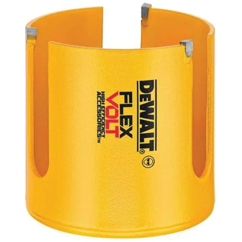 DeWALT DWAFV0458 Hole Saw, 4-5/8 in Dia, 2-1/4 in D Cutting, 3 TPI, Carbide Cutting Edge