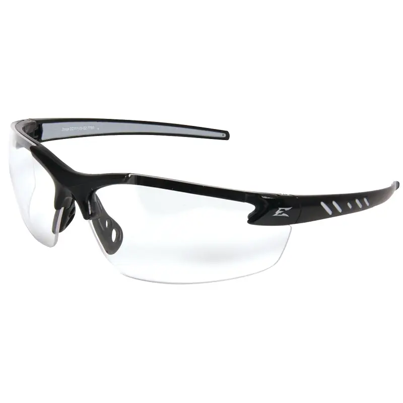 Edge DZ111-G2/DZ111 Non-Polarized Safety Glasses, Unisex, Polycarbonate Lens, Half Wraparound Frame, Nylon Frame