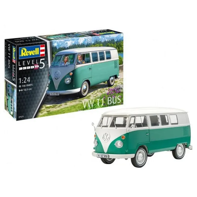 Revell Volkswagen T1 Samba Hard Top Model Bus