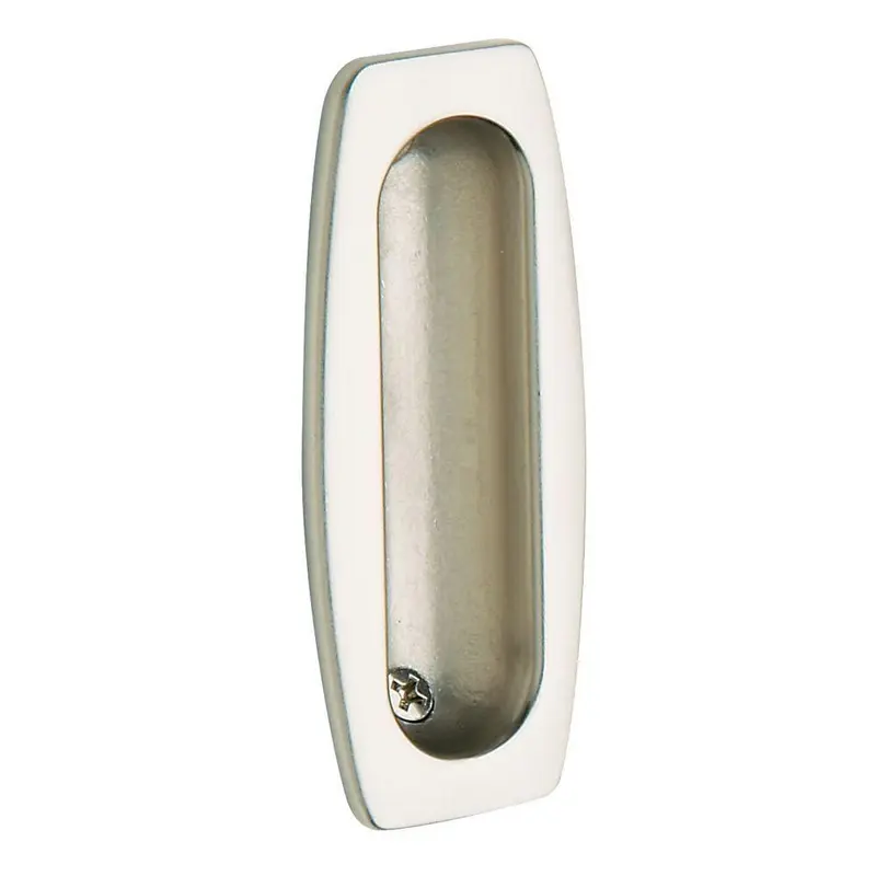 3-1/2 in. Satin Nickel Flush Drawer Center-to-Center Pull3 1/2 in. / Satin Nickel / 0.25