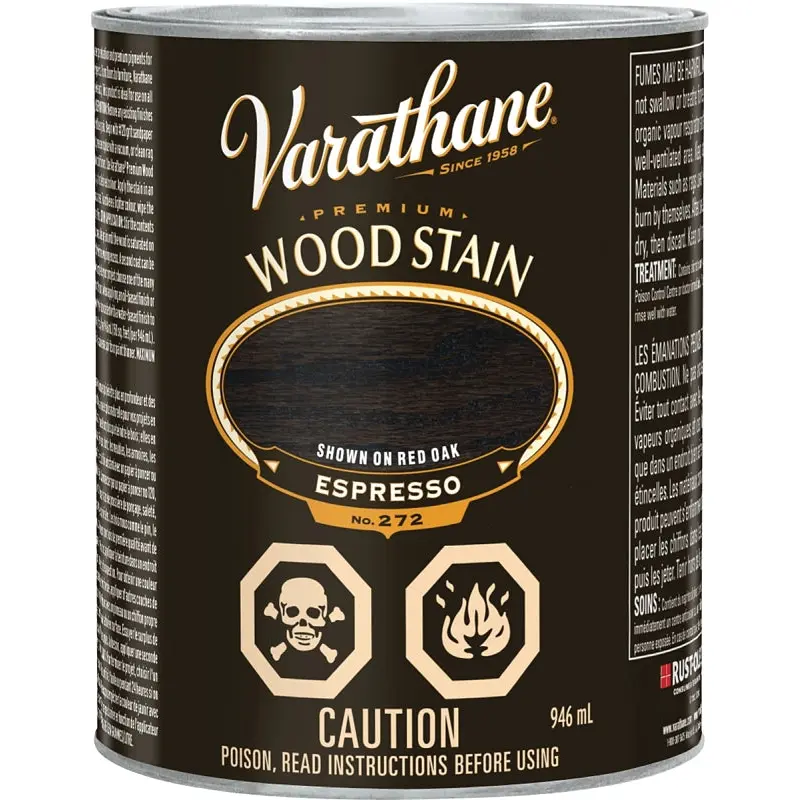 Varathane 258764H Stain, Espresso, Liquid, 946 mL, Can