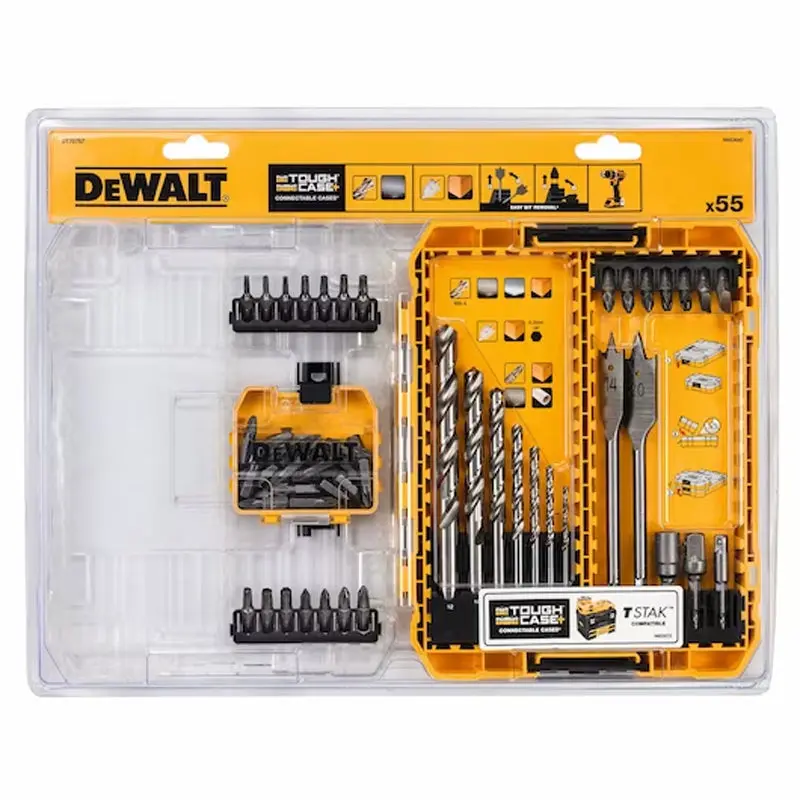 Drill drive set - Wood & Metal - 55 pcs