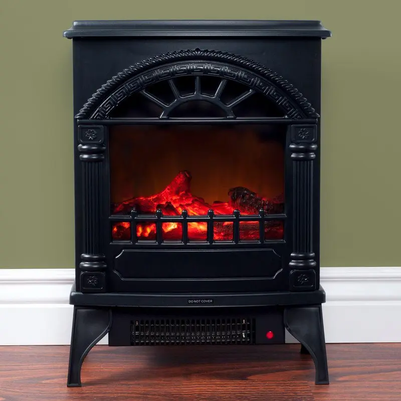 21.5 in. Freestanding Electric Log Fireplace in Black25.75 / each