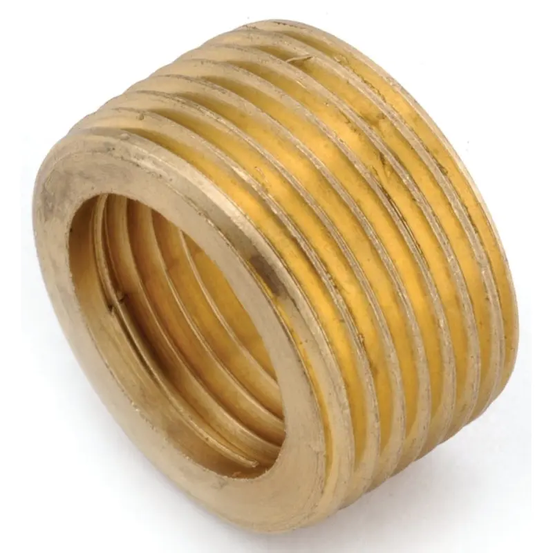 Anderson Metals 736140-0604 Reducing Face Pipe Bushing, 1/4 x 3/8 in, Male x Female
