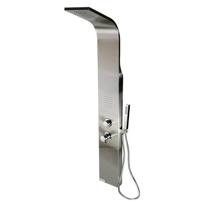 ALFI brand Brushed Stainless Steel 2-Spray Shower Panel System