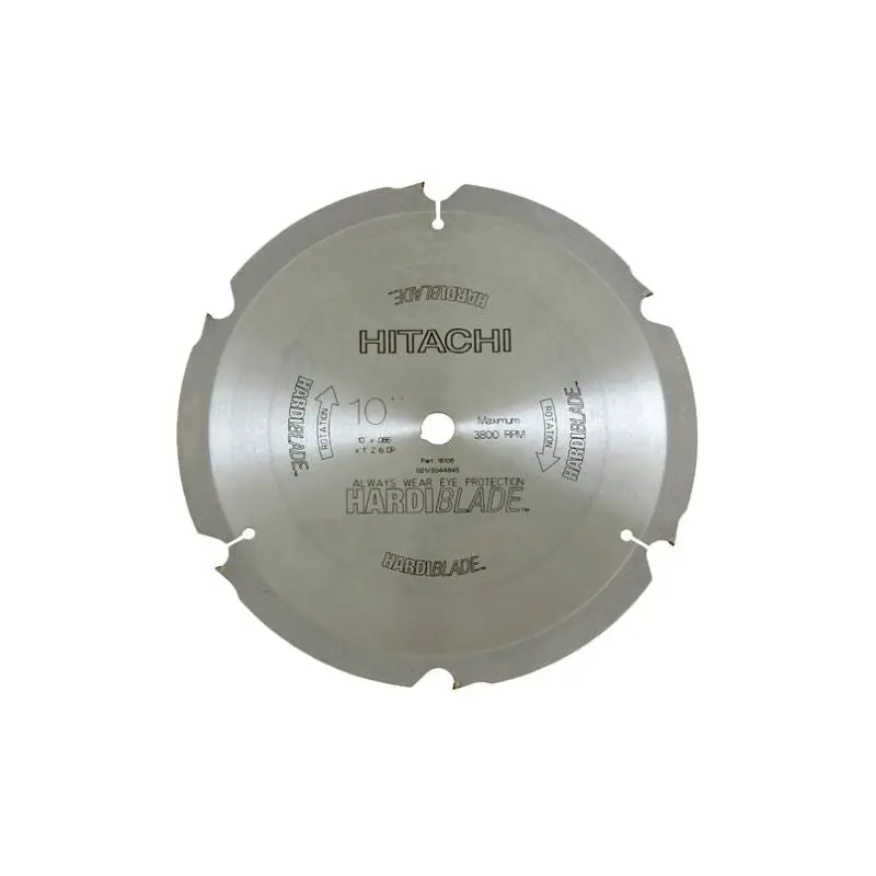 Hitachi | 18108 10" x 6 Tooth Miter Table Saw Hardi Blade