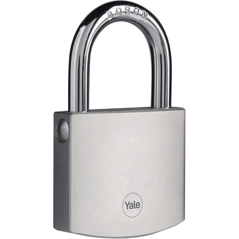 Yale Brass Disc Padlock 60mm Chrome Finish | Y120DB/60/135/1