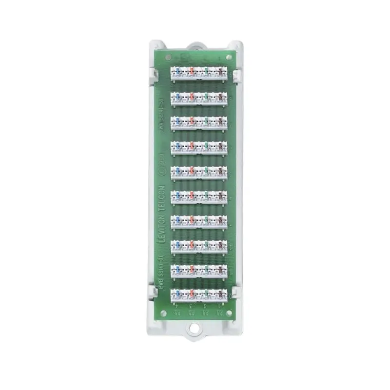 1x9 Structured Media Bridged Telephone Module with Bracket.39 / each
