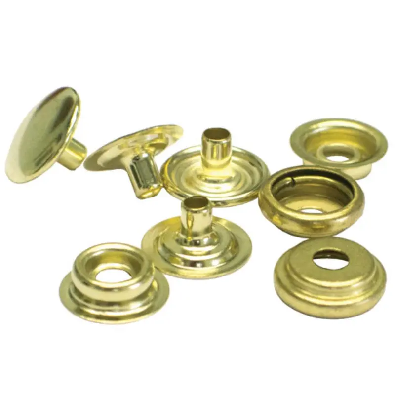 C.S. Osborne Size 20 Brass Snap kit Box of 100-1000Box of 100 / Nickel Plated