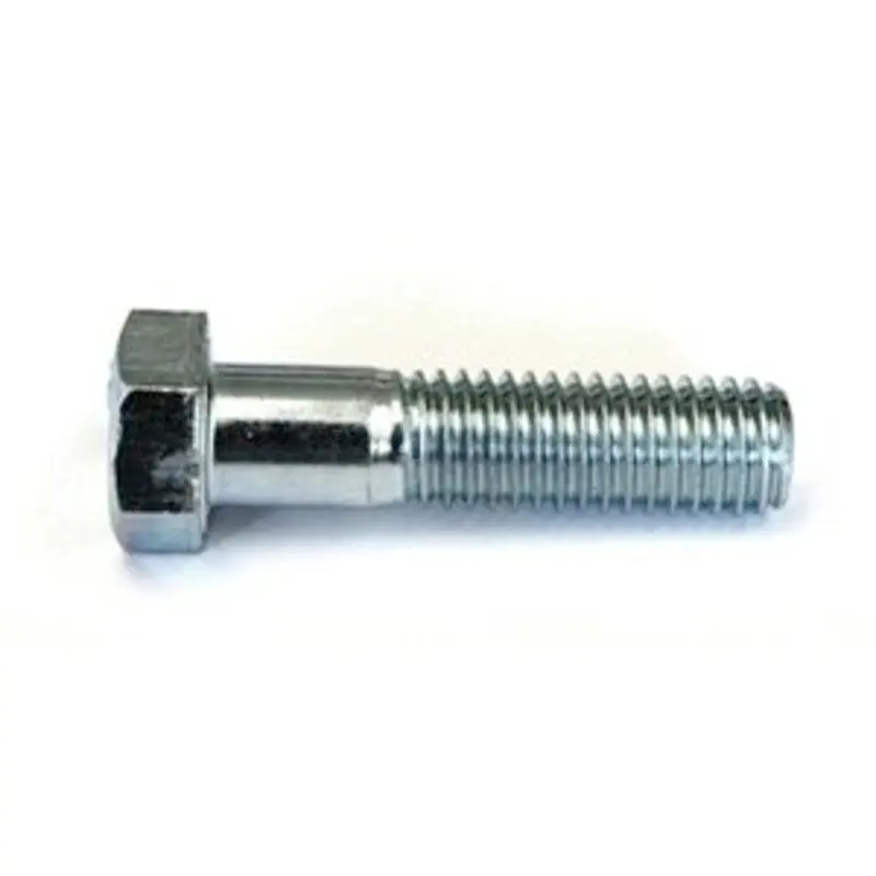 Reliable HC2Z142B Hex Bolt, 1/4-20 Thread, 2 in OAL, 2 Grade, Steel, Zinc, Coarse, Partial Thread