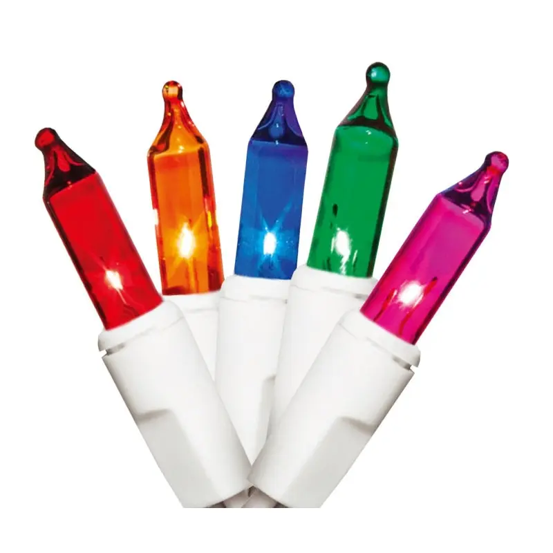 Hometown Holidays U13Y023I Light Set, Christmas, 120 V, 20.4 W, 50-Lamp, Incandescent Lamp, 1000 hr Average Life