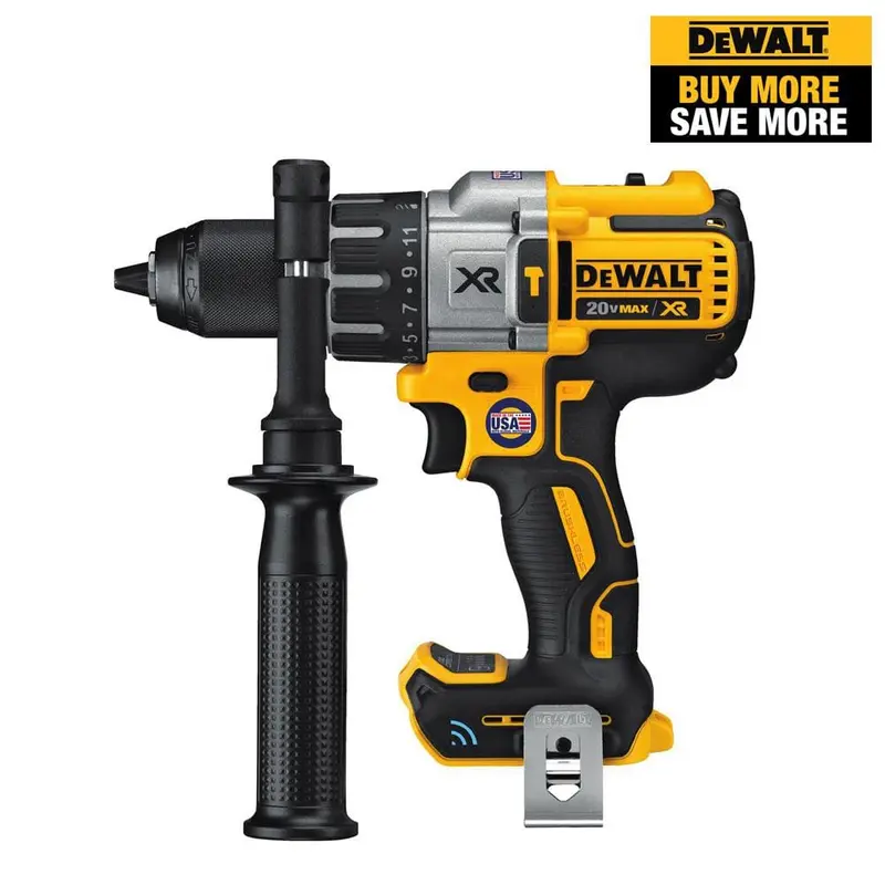 20-Volt MAX XR with Tool Connect Premium Brushless Lithium-Ion 1/2 in. Hammer Drill/Driver (Tool Only)2 Batteries & Charger Included / 11.24