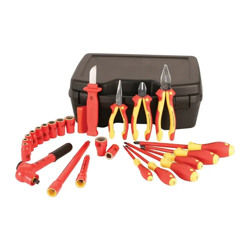 Wiha Insulated 3/8in Drive Socket 24 Piece Inch Set