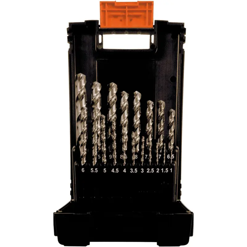 Drill bit set HSS-G type SN 19pcs in plastic case | 60021