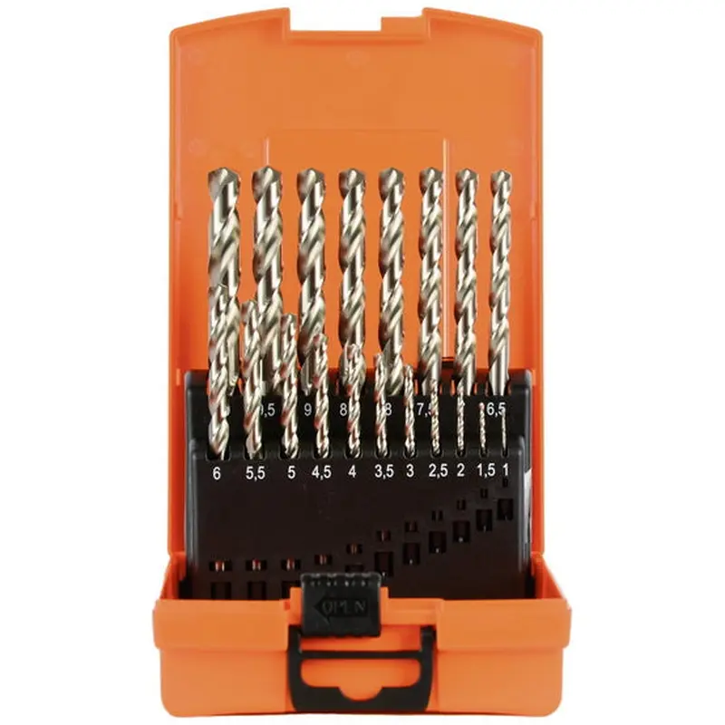 Projahn Plastic Case DIN 338 HSS-G 19-Piece Set, 1-10/0.5 mm - BASIC