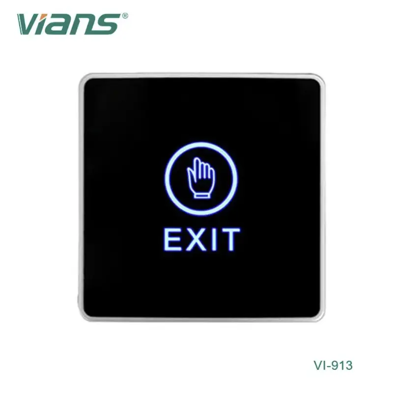 Vians Exit Door Switch Touch VI-913 | Touchless Exit Button for Access Control