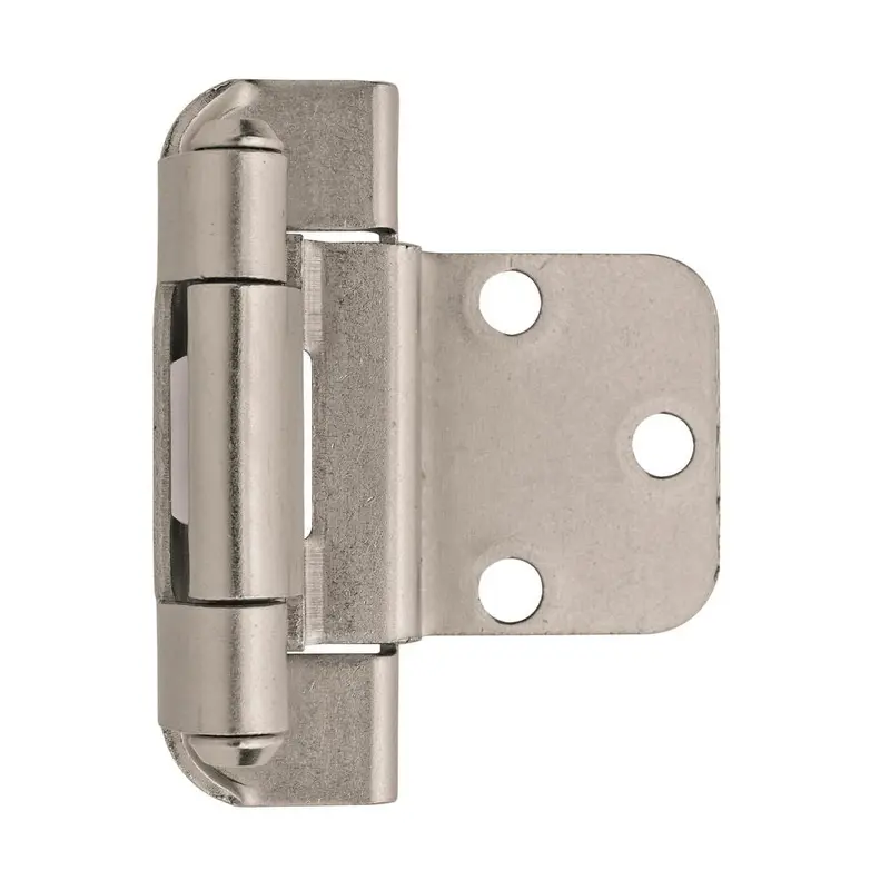 3/8 in. (10 mm) Satin Nickel Inset Self-Closing, Partial Wrap Hinge (2-Pack)Oil Rubbed Bronze / 0.26 / 2