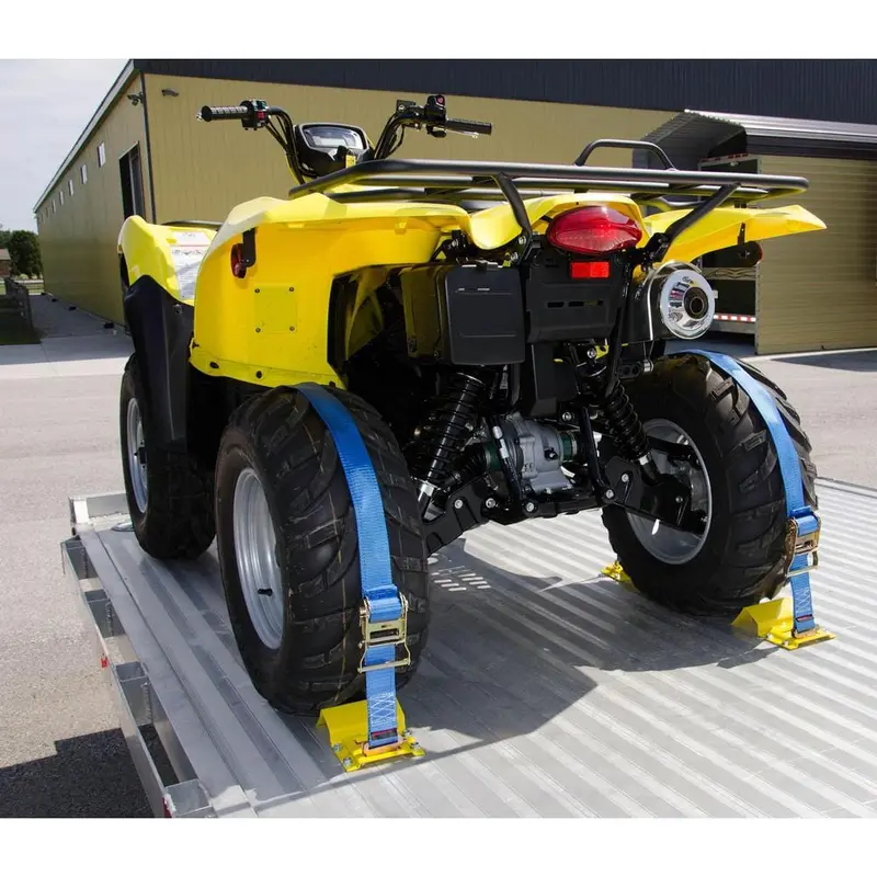 6 ft. x 2 in. E-track ATV Strap with 4 in. E-track Kit