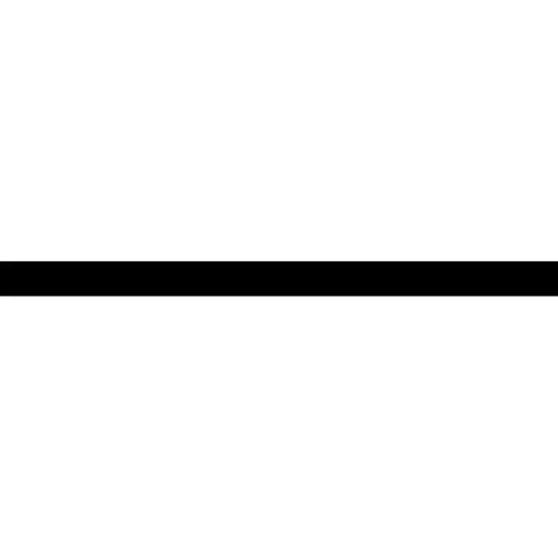 American Olean Linea Black Gloss Ceramic Pencil Liner Tile (1-in x 12-in)Black Gloss