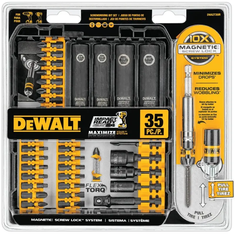 DeWALT DWA2T35IR Screwdriver Bit Set, Steel