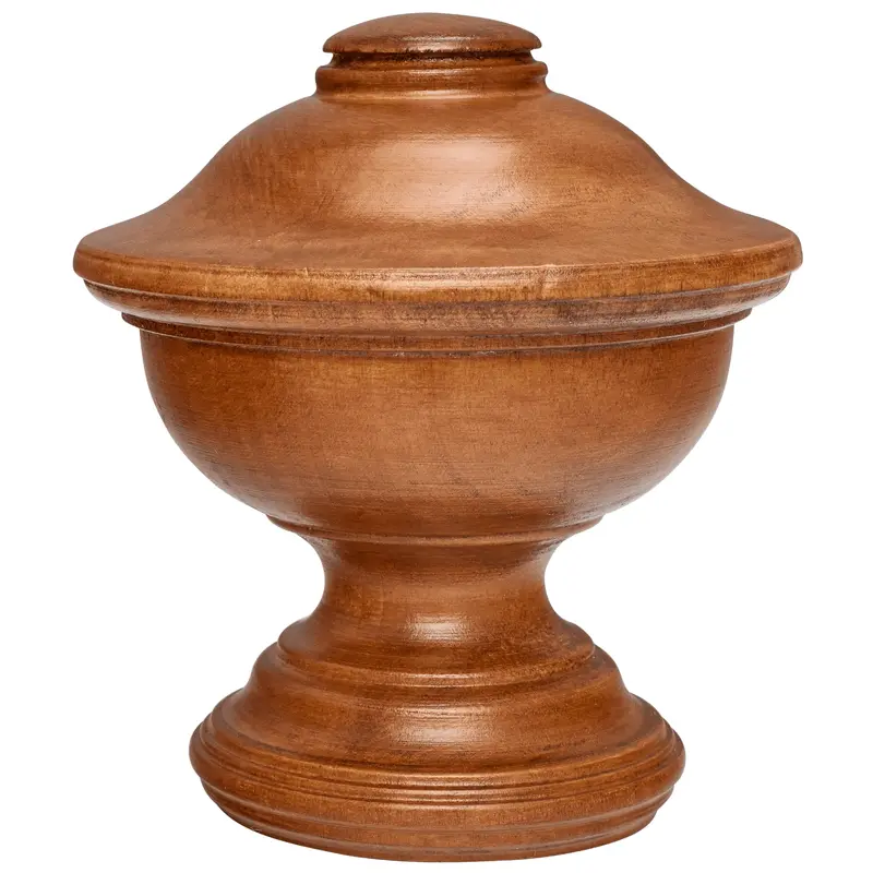 Kirsch Wood Trends Chaucer Finial For Curtains - Various Colors1-3/8" / Estate Oak 820