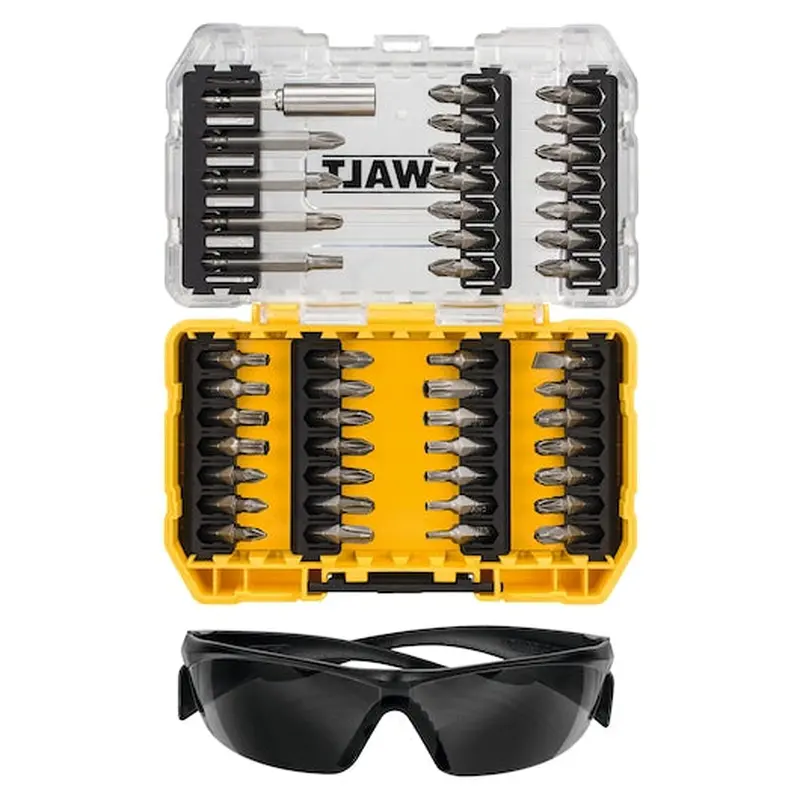 Screwdriving Set & Safety Glasses (47 pc)
