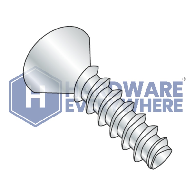 8-16 X 1/2 Thread Forming Screws / Phillips / Flat Head / Steel / Zinc / Plastite (Blunt Tip) Alternate 48-2