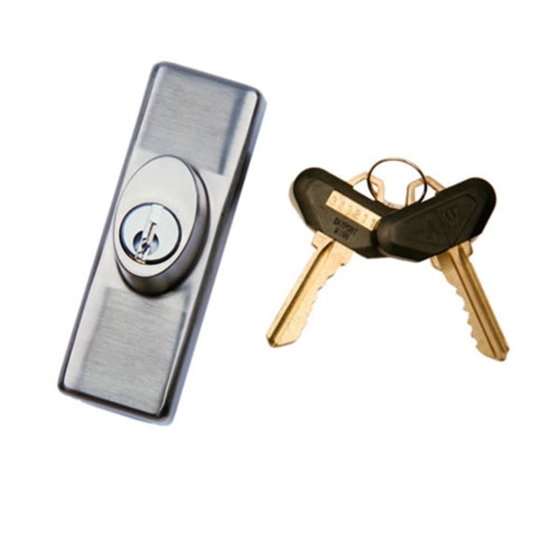 Andersen Anvers Style - Exterior Keyed Lock with Keys (Right Hand) in Satin Nickel
